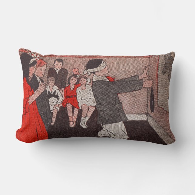 Button des Schwanzes Donkey Lendenkissen (Vorderseite)