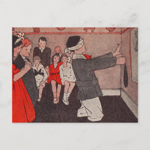 Button des Schwanzes Donkey Postkarte