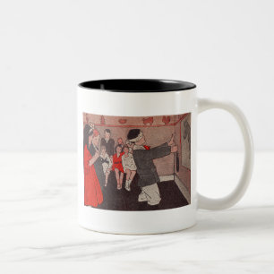 Button des Schwanzes Donkey Zweifarbige Tasse