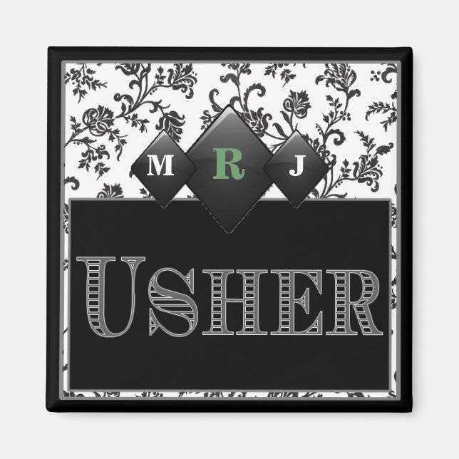 Button des Usher / Button Magnet (Vorne)