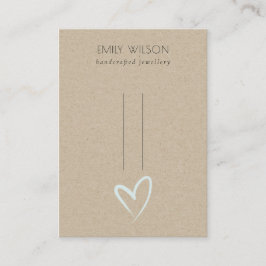 Button-Display für einfache Kraft Blue Heavy Hairc Visitenkarte