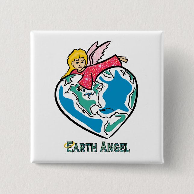 Button: "Earth Angel" Button (Vorderseite)