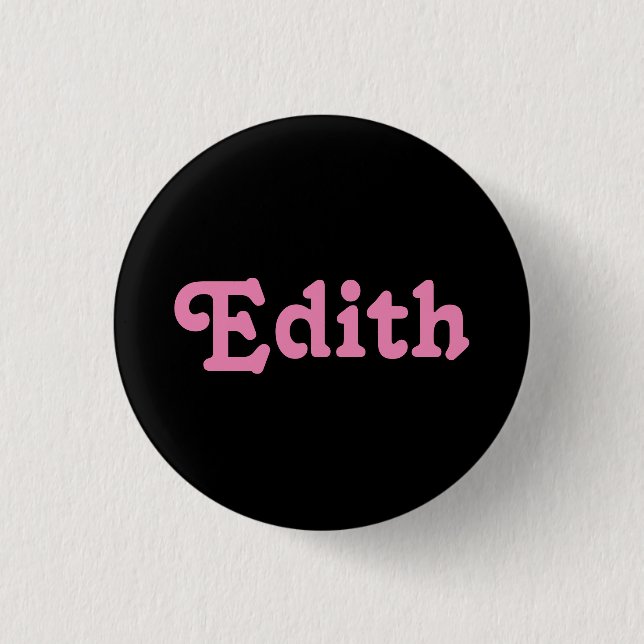 Button Edith (Vorderseite)