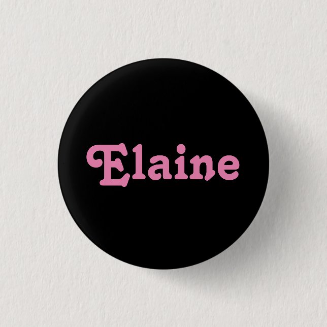 Button Elaine (Vorderseite)