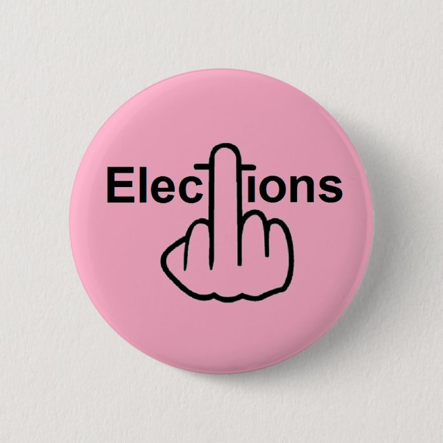 Button Elections Gedreht (Vorderseite)