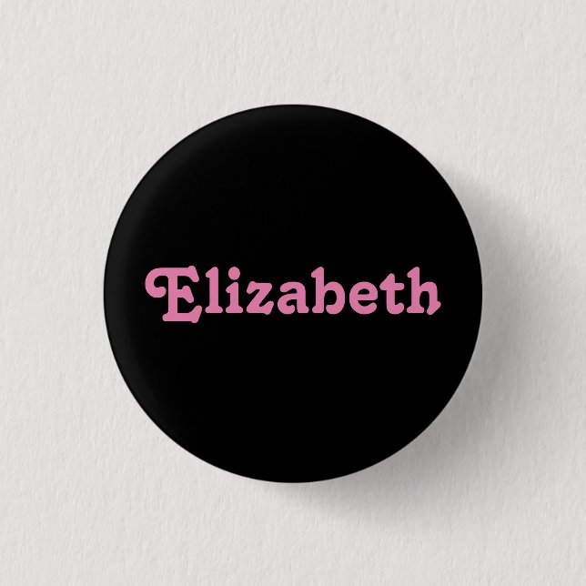 Button Elizabeth (Vorderseite)