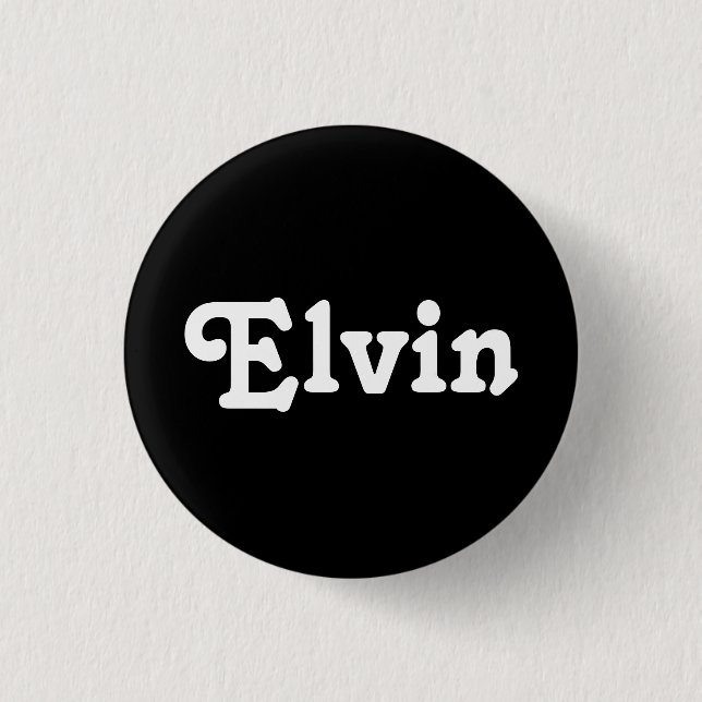 Button Elvin (Vorderseite)