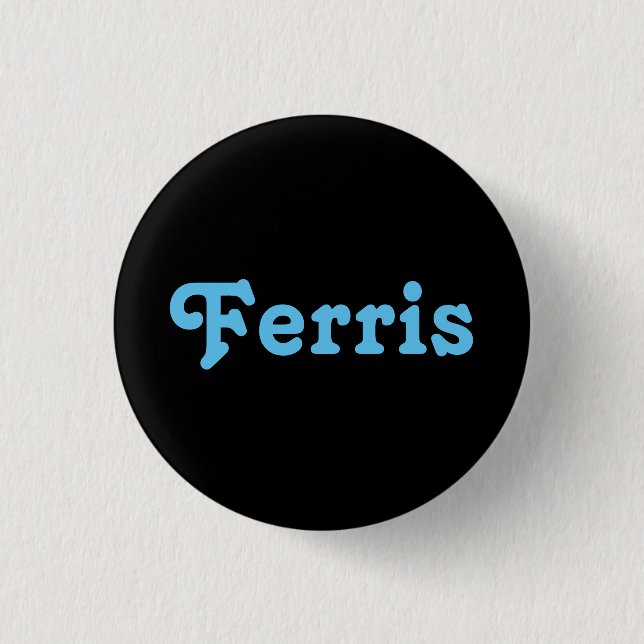 Button Ferris (Vorderseite)