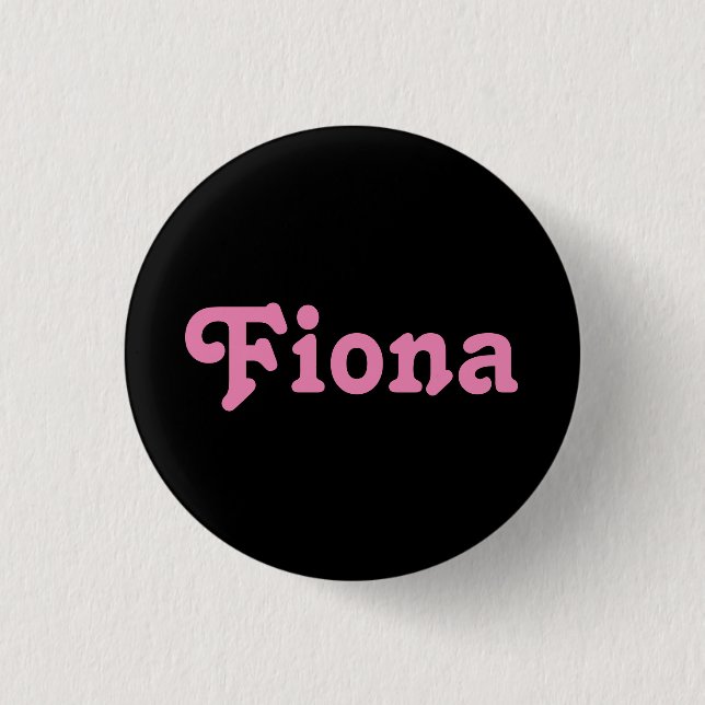 Button Fiona (Vorderseite)