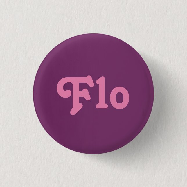 Button Flo (Vorderseite)