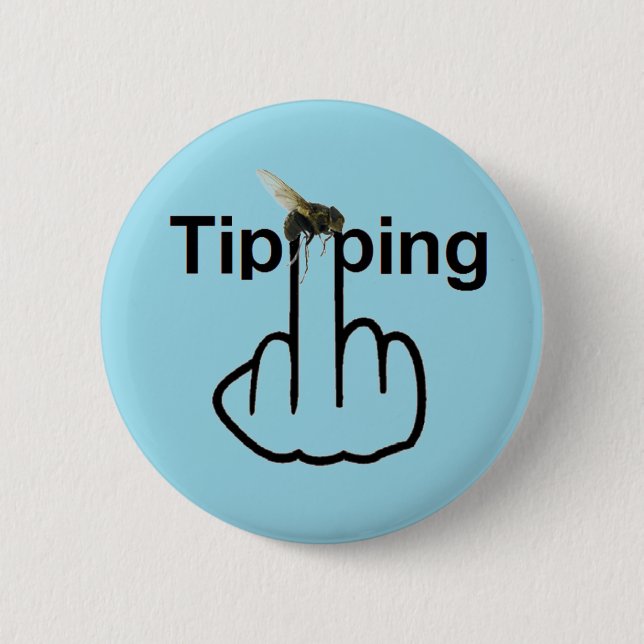 Button Fly Tipping Gedreht (Vorderseite)