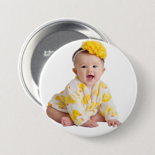 Button Foto niedliches Baby