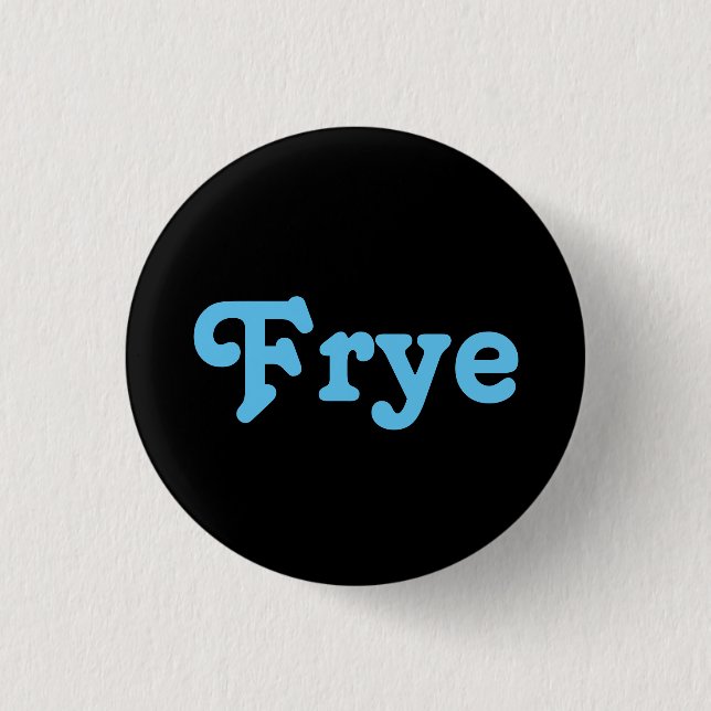 Button Frye (Vorderseite)