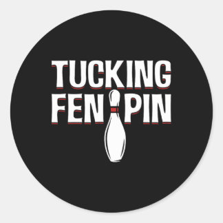 Button für Bowling Runder Aufkleber