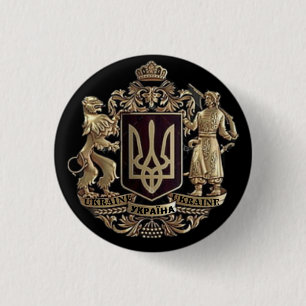 Button für das ukrainische Wappen