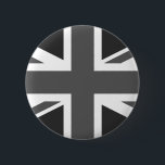 Button für die Britische Flagge von Black Union Ja<br><div class="desc">Button für die Britische Flagge von Black Union Jack</div>