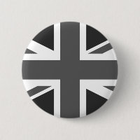 Button für die Britische Flagge von Black Union Ja