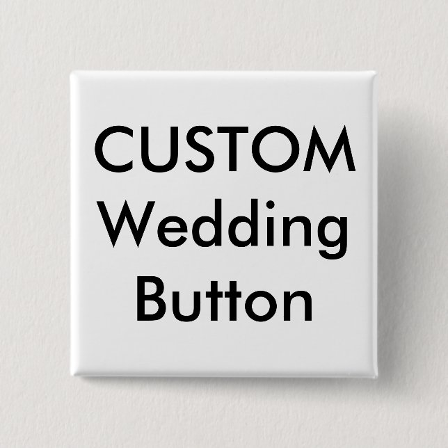 Button für die Hochzeit eines benutzerdefinierten  (Vorderseite)