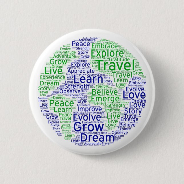 Button für Reisen (Vorderseite)