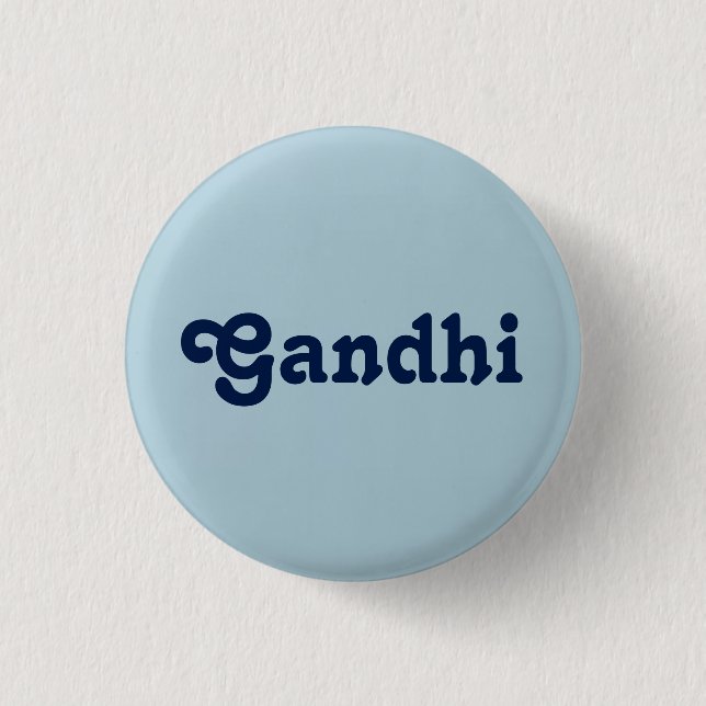Button Gandhi (Vorderseite)
