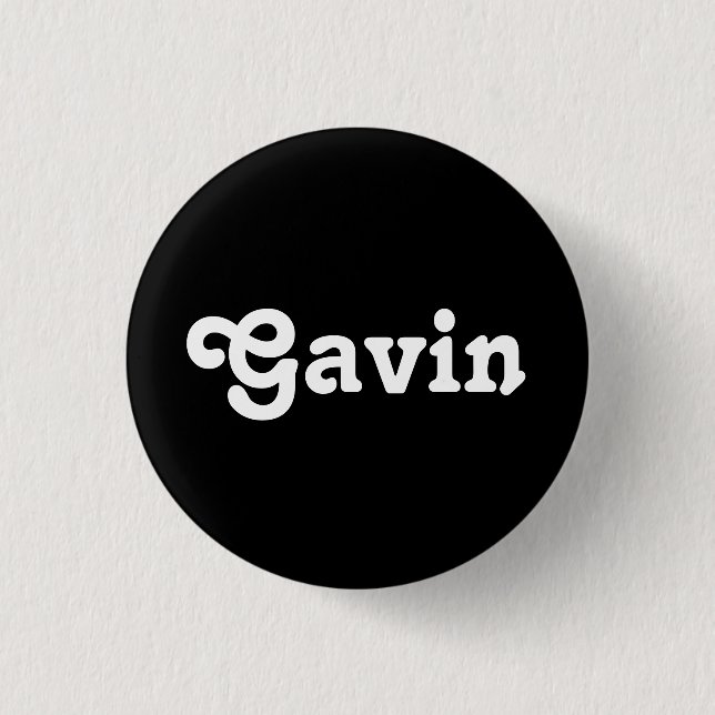 Button-Gavin Button (Vorderseite)