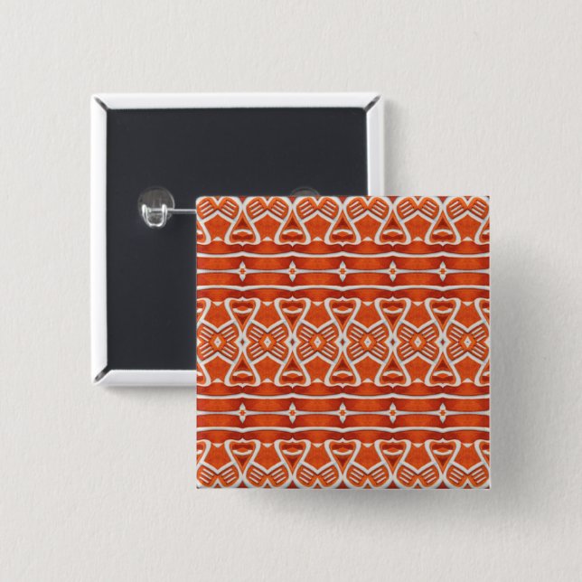 Button GINGERBREAD Square (Vorne & Hinten)