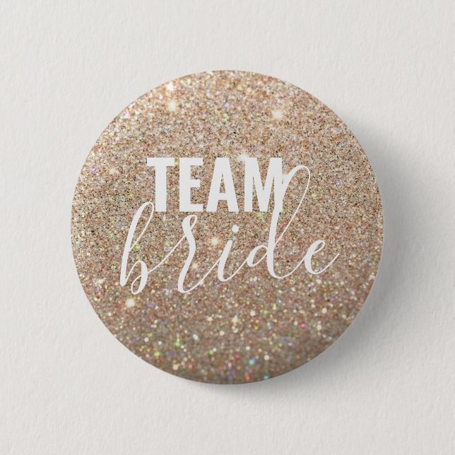 Button - Gold Glitzer Fab Team Bridge (Vorderseite)