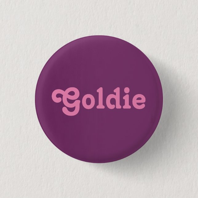 Button Goldie (Vorderseite)