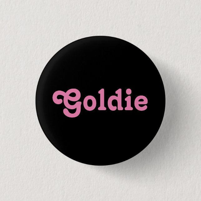 Button Goldie (Vorderseite)
