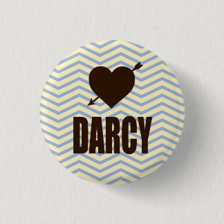 Button Herrn Darcy Heart Arrow kleine literarische