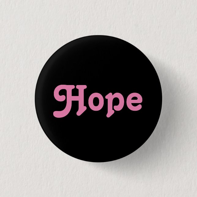 Button Hope (Vorderseite)