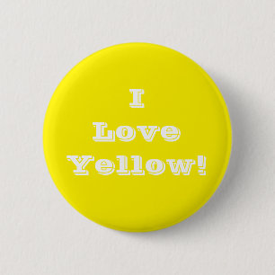 Button I Liebe gelb