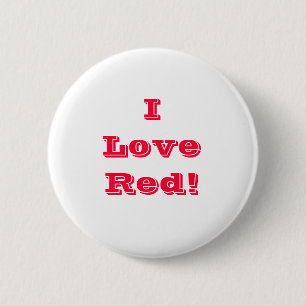 Button I Liebe Red