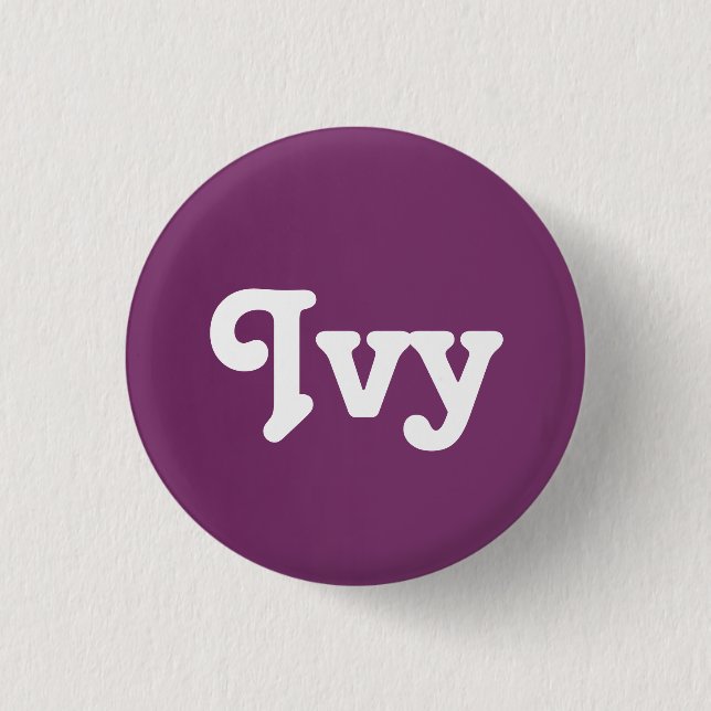Button Ivy (Vorderseite)