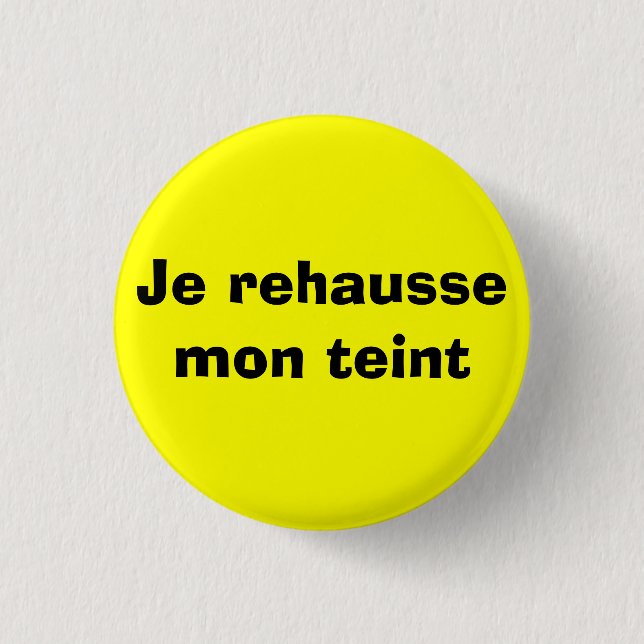 Button jaune serin (Vorderseite)