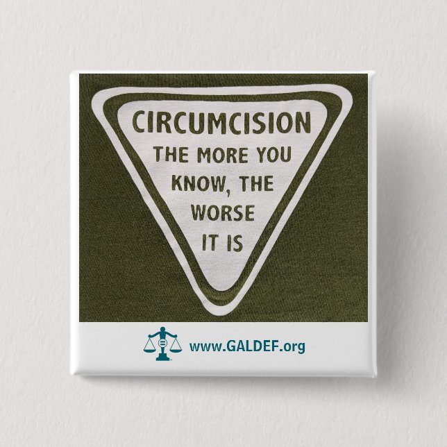 Button - Je mehr Sie wissen (Vorderseite)