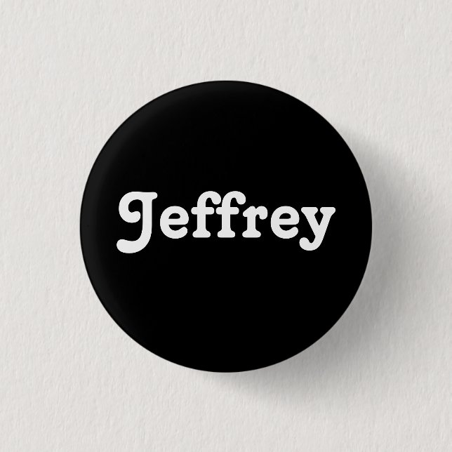 Button Jeffrey (Vorderseite)