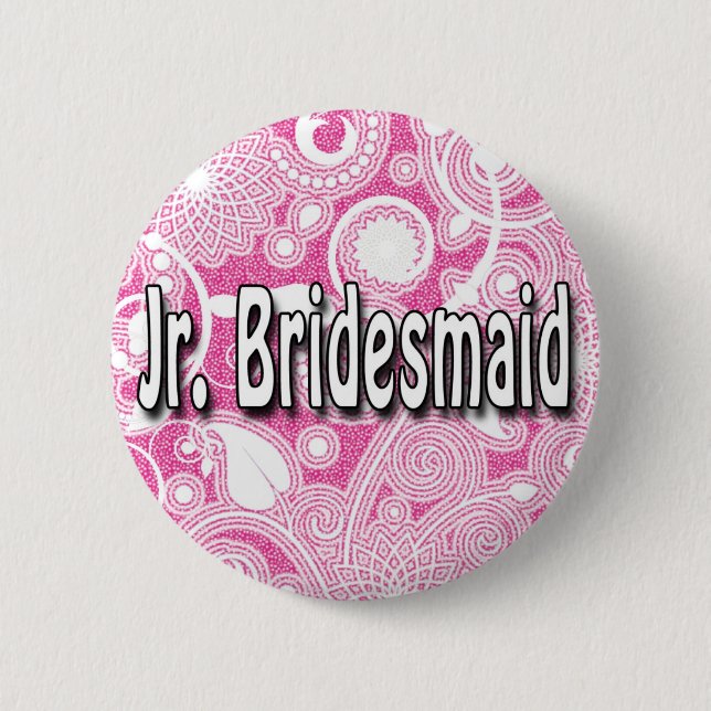 Button: Jr. Bridesmaid Button (Vorderseite)