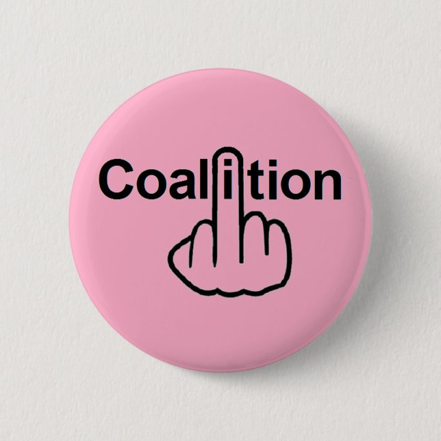 Button-Koalition Gedreht Button (Vorderseite)