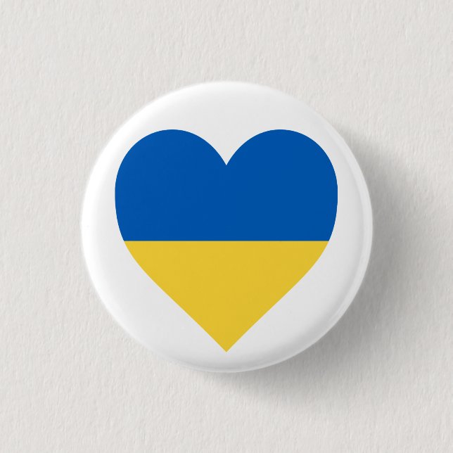 BUTTON "LIEBE UKRAINE" (Vorderseite)