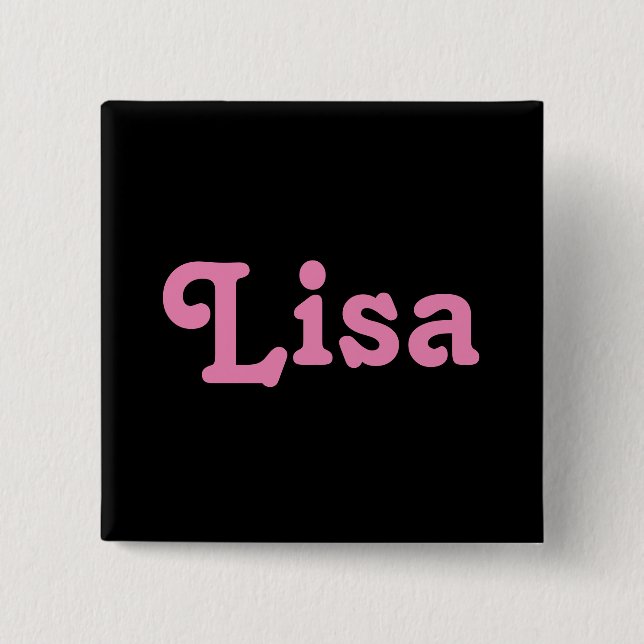 Button Lisa (Vorderseite)