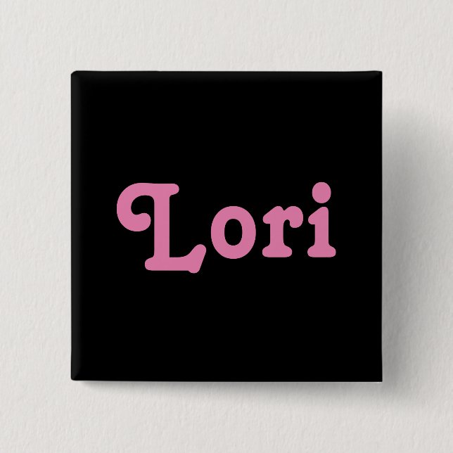 Button Lori (Vorderseite)
