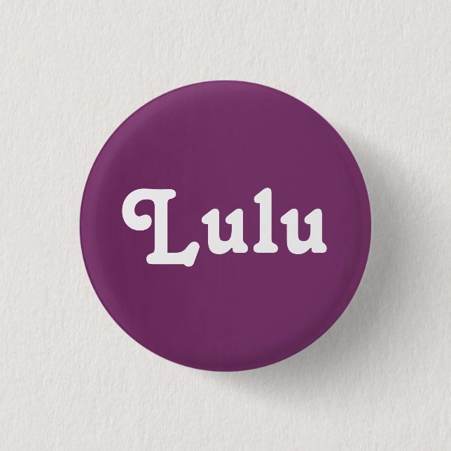 Button Lulu (Vorderseite)