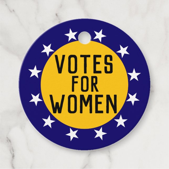 Button LWV-Set für Frauen mit 12 Stimmen Geschenkanhänger (Vorderseite)