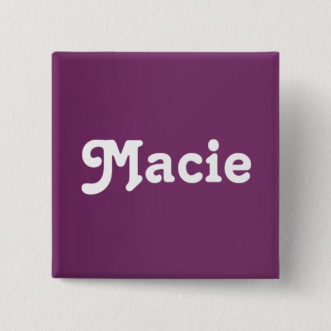 Button Macie (Vorderseite)