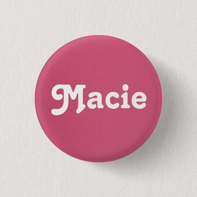 Button Macie (Vorderseite)