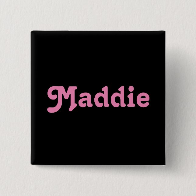 Button Maddie (Vorderseite)