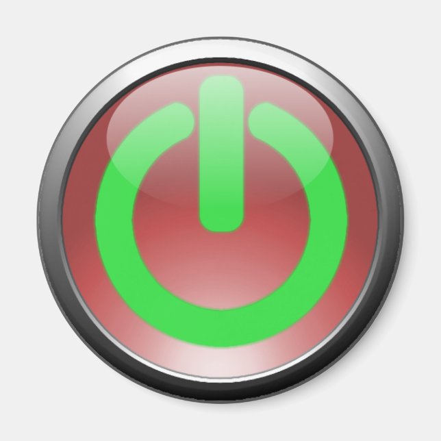 Button-Magnet für Red Power Magnet (Vorne)