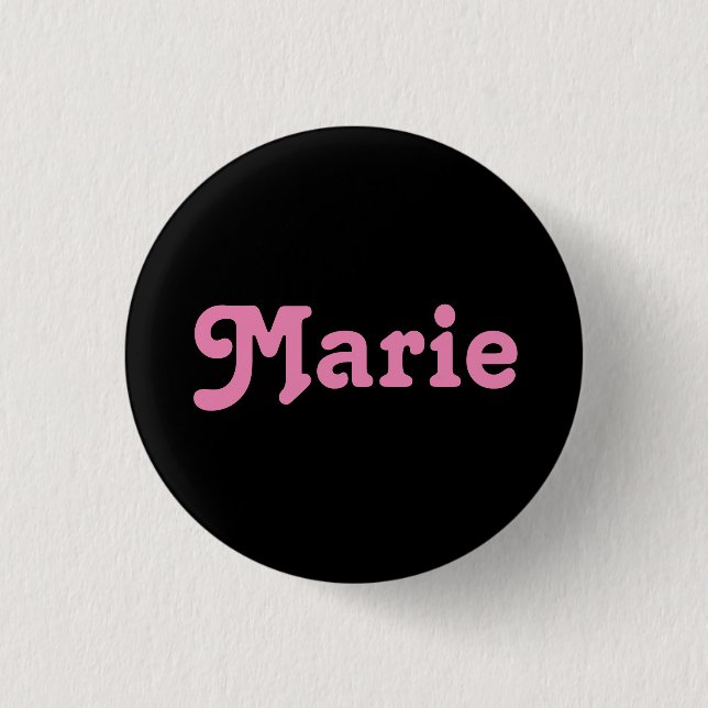Button Marie (Vorderseite)