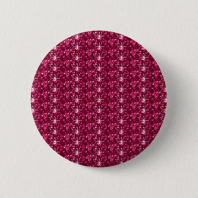 Button Maroon Glitzer (Vorderseite)